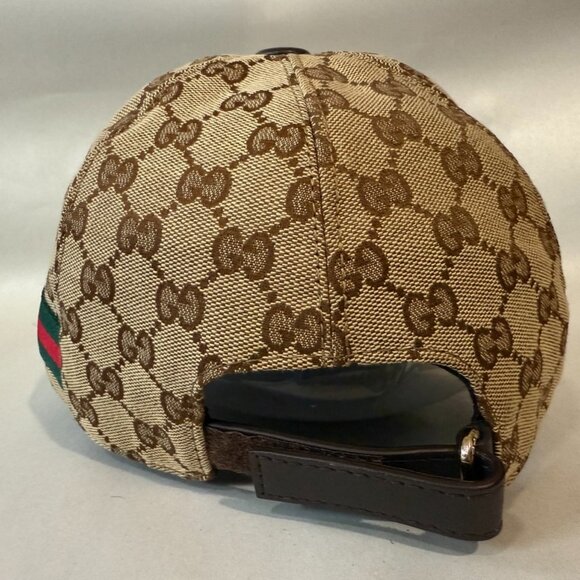 Vintage Gucci Original GG Canvas baseball hat with the Web stripe Size M O/S main image 4